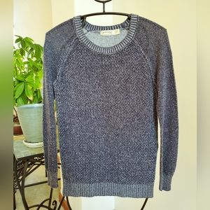 Faded Glory * Blue raglan sleeve crew neck sweater